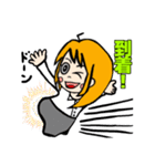表情豊かでリアクション大きめの女の子2（個別スタンプ：24）