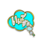 吹き出し金文字（個別スタンプ：3）