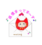 必ず使う！ やさしいヒーローねこだるま'S（個別スタンプ：3）