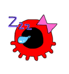 絵文字的なタコ。（個別スタンプ：8）
