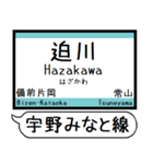 瀬戸大橋線 宇野線 駅名シンプル＆いつでも（個別スタンプ：15）