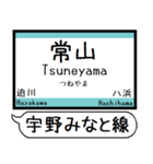 瀬戸大橋線 宇野線 駅名シンプル＆いつでも（個別スタンプ：16）