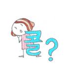 上級者向け。韓国語だけスタンプ（個別スタンプ：5）