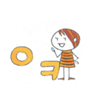 上級者向け。韓国語だけスタンプ（個別スタンプ：18）