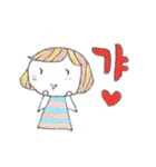上級者向け。韓国語だけスタンプ（個別スタンプ：24）