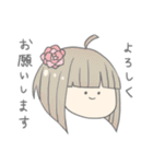 アホ毛のガールズ 2（個別スタンプ：2）