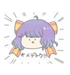 アホ毛のガールズ 2（個別スタンプ：4）