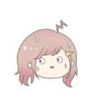 アホ毛のガールズ 2（個別スタンプ：21）