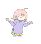 アホ毛のガールズ 2（個別スタンプ：32）