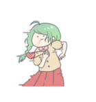 アホ毛のガールズ 2（個別スタンプ：33）