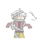 アホ毛のガールズ 2（個別スタンプ：34）