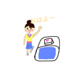 チアガールのスタンプ（個別スタンプ：1）