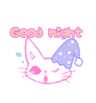 ファンシーねこ。（個別スタンプ：1）