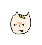 謎のねこのゆるいスタンプ。（個別スタンプ：2）
