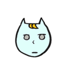謎のねこのゆるいスタンプ。（個別スタンプ：4）
