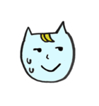 謎のねこのゆるいスタンプ。（個別スタンプ：6）