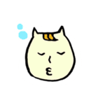 謎のねこのゆるいスタンプ。（個別スタンプ：9）