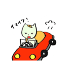 謎のねこのゆるいスタンプ。（個別スタンプ：16）