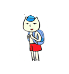 謎のねこのゆるいスタンプ。（個別スタンプ：25）