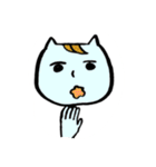 謎のねこのゆるいスタンプ。（個別スタンプ：37）