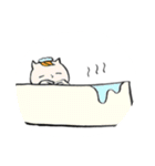 謎のねこのゆるいスタンプ。（個別スタンプ：38）