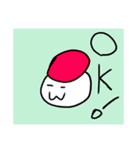 顔があるお寿司スタンプ（個別スタンプ：18）