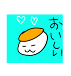 顔があるお寿司スタンプ（個別スタンプ：25）