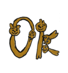 ジョンとミム（個別スタンプ：3）