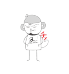 ゆるいサル（個別スタンプ：9）