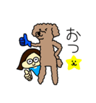 母の日トイプードル（個別スタンプ：34）