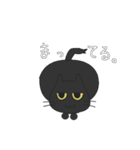 ジト目黒にゃんこ（個別スタンプ：22）