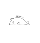 ダラダラするあざらし（個別スタンプ：1）