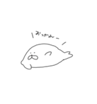 ダラダラするあざらし（個別スタンプ：2）