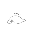 ダラダラするあざらし（個別スタンプ：6）