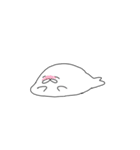 ダラダラするあざらし（個別スタンプ：8）
