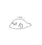 ダラダラするあざらし（個別スタンプ：16）