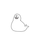 ダラダラするあざらし（個別スタンプ：32）