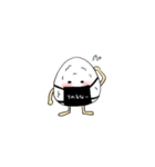 マスクおにぎり。（個別スタンプ：4）
