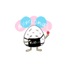 マスクおにぎり。（個別スタンプ：6）