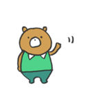 くまのゆるぅいせいかつ（個別スタンプ：1）