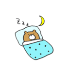 くまのゆるぅいせいかつ（個別スタンプ：5）