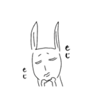 たれまゆウサギ（個別スタンプ：7）