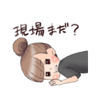 推しを応援する女の子のスタンプ（個別スタンプ：18）