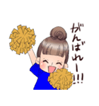 推しを応援する女の子のスタンプ（個別スタンプ：28）