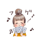 推しを応援する女の子のスタンプ（個別スタンプ：38）