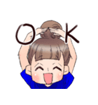 推しを応援する女の子のスタンプ（個別スタンプ：39）