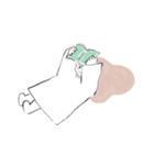 むくちちゃん（個別スタンプ：35）