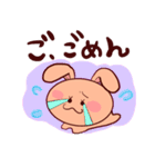 毎日使えるうさぎのうさ子♬*.+゜（個別スタンプ：4）