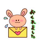 毎日使えるうさぎのうさ子♬*.+゜（個別スタンプ：24）