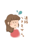 営業女子の日常会話（個別スタンプ：10）